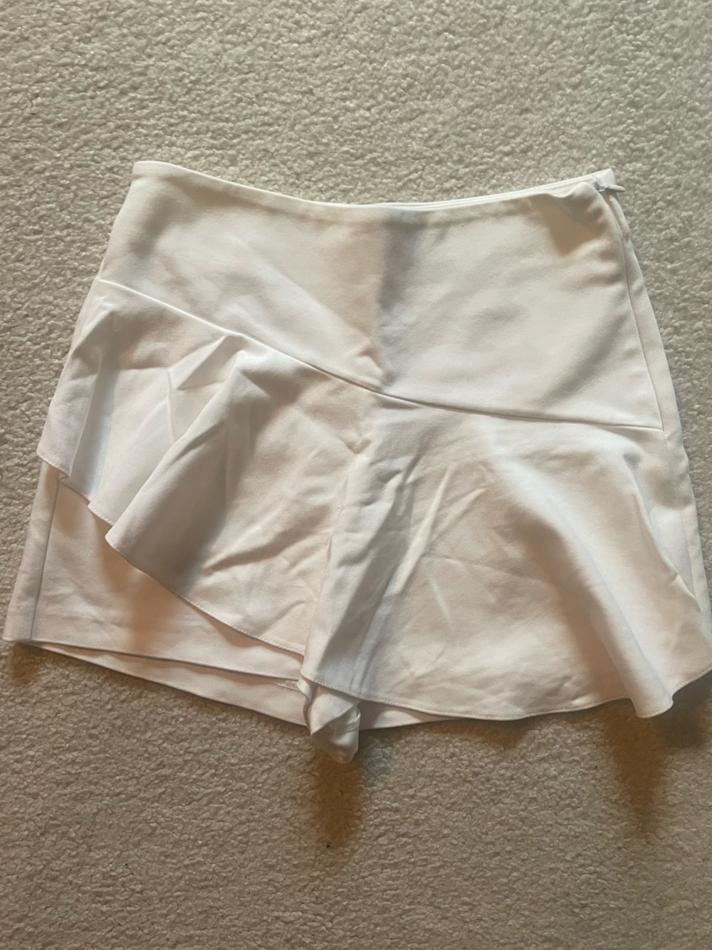 Zara White Mini Skort